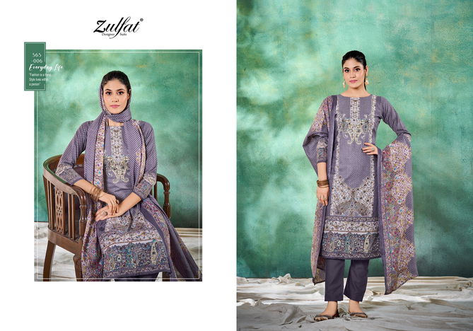 Tania Vol 3 By Zulfat Handwork Cotton Printed Dress Material Collection
